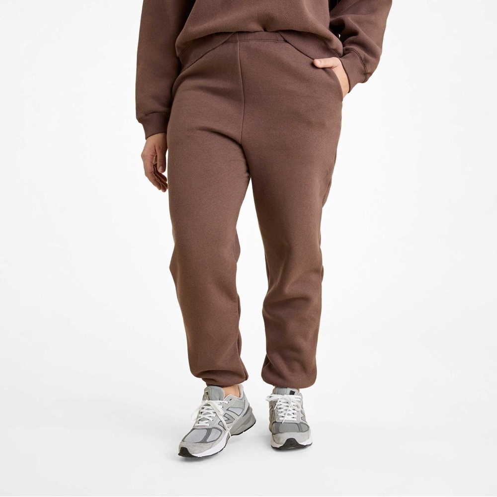 Nuuds Classic Sweatpant‎ Joggers in Brown Coffee size XXL
